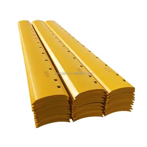 d6d front loader hydraulic grader boron steel material blade curved cutting edge snow plows blades for road grader tractor