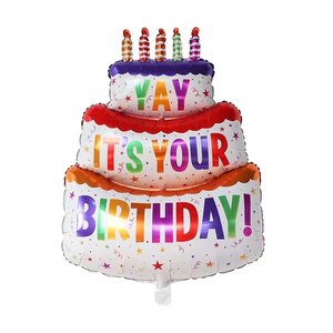 Grande <span class=keywords><strong>torta</strong></span> di <span class=keywords><strong>compleanno</strong></span> in alluminio <span class=keywords><strong>palloncini</strong></span> colorati <span class=keywords><strong>torta</strong></span> di <span class=keywords><strong>compleanno</strong></span> per bambini <span class=keywords><strong>palloncini</strong></span> di decorazione per feste - Product Image 4