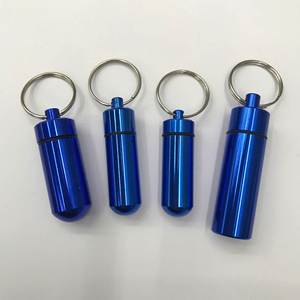 Boîte à pilules portable mini de voyage, conteneur étanche, flacon capsule porte-clés, accessoires porte-clés - Product Image 4