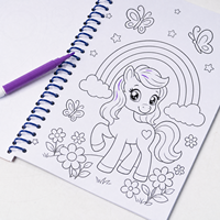 Livre pour enfants personnalisé avec reliure spirale, impression de coloriage, impression personnalisée