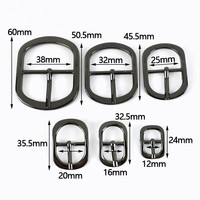 Deepeel F3-23 25mm sac à main matériel accessoires sangle collier connexion fermoir en alliage de Zinc réglable boucle ardillon pour sangle ceinture