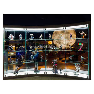 Étagères personnalisées, rayonnage de stockage, magasin en bois, exposition de vente au détail, présentoir en <span class=keywords><strong>plastique</strong></span> pour figurines d'<span class=keywords><strong>action</strong></span>, vitrine, étagère, présentoir - Product Image 4