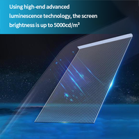 Pantalla de película LED P20 impermeable para exteriores, pantalla flexible a todo color con tamaño no estándar para aplicaciones de vídeo