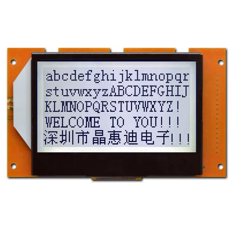 2.8 इंच एलसीडी मॉड्यूल 128x64 संकल्प एलसीडी डिस्प्ले के साथ पीसीबी बोर्ड JHD12864-G842PPOWZ-G