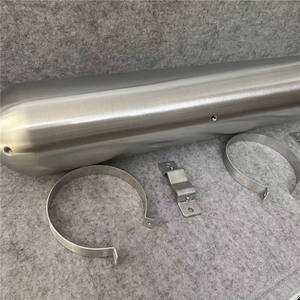 Tanque de aire cromado universal de 3 galones Proceso de aluminio sin costura Sistema de suspensión neumática de pulido Accesorios neumáticos Xiamen Stock - Product Image 1