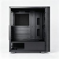 Boîtier PC de jeu SAMA ABS et alliage d'aluminium, coque d'ordinateur ATX anti-poussière, support multi-cartes mères, cabinet de jeu ATX
