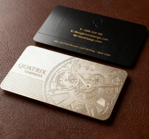Fabricant de cartes de visite en métal gaufré bon marché sur mesure - Product Image 5