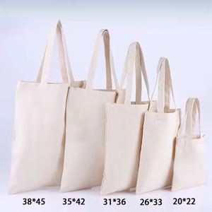 Sac fourre-tout en toile de coton recyclé écologique avec logo imprimé personnalisé pour épicerie Cadeau de plage Shopping - Product Image 3