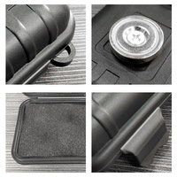 Boîte de rangement magnétique étanche robuste tactique, aimant puissant, pour la chasse en plein air, équipement GPS, étui de rangement sécurisé