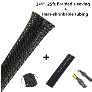Tùy chỉnh Nylon bông Pet mở rộng bện sleeving Cáp tay áo - Product Image 4