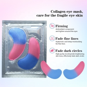 Parches de Hidrogel para Ojos de Colágeno Herbal de Doble Color con Ácido Hialurónico, Anti-Ojeras, Anti-Inflamación y Reafirmantes, Marca Privada OEM - Product Image 3