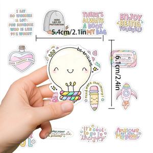 WOWEI50 Cute English <span class=keywords><strong>Phrase</strong></span> Graffiti Stickers and Creative <span class=keywords><strong>Phrase</strong></span> Stickers and Waterproof Stickers - Product Image 3