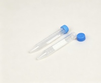 Tubes de centrifugation coniques en plastique abordables de 5 ml pour usage en laboratoire, avec fonds pointus, fabriqués en polypropylène durable.