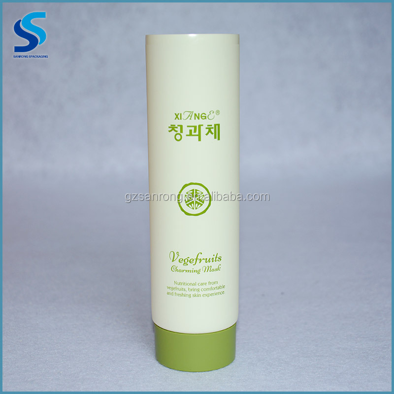 Tubos de plástico para champú para el cabello cuerpo la crema de la loción cosmética con tapa flip top