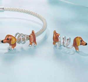 RUNQI Pulseras Infantiles de Plata de Ley 925 con Circonitas, Serie Océano, Dijes en Forma de Concha, Bañadas en Rodio, Modernas y Personalizables - Product Image 3