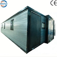 Maison conteneur préfabriquée WinFair Price, moderne, 40 pieds, avec couleur personnalisée pour studio à domicile/espace créatif/salle de sport mobile