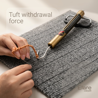 Dalles de moquette en polypropylène pour usage commercial et domestique, à faible poils, amortissantes, insonorisantes, résistantes aux taches, respectueuses de l'environnement, non tissées