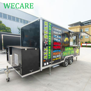 WECARE - Remolque de Comida Móvil, Carrito de Comida, Barra de Vinos, Café y Jugos, Totalmente Equipado, <span class=keywords><strong>Camión</strong></span> de Comida <span class=keywords><strong>para</strong></span> Pizza, Remolque de Concesión <span class=keywords><strong>para</strong></span> <span class=keywords><strong>Hot</strong></span> Dogs - Product Image 1