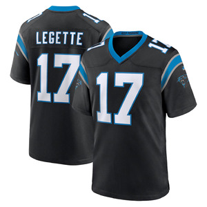 Ucuz Yüksek Kaliteli İşlemeli Carolina Futbol Forması 17 # Legette 4 # McMillan 9 # Genç Limite Dikişli Amerikan Futbolu Forması - Product Image 2