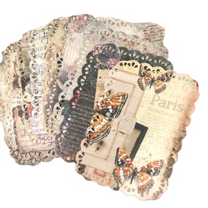 20 pz/pacco di serie della dinastia dell'età della carta di gioco decorativo dello scheletro del <span class=keywords><strong>Collage</strong></span> europeo dell'annata - Product Image 1