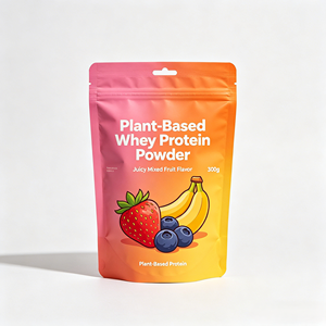 Protéine de lactosérum végétale entièrement naturelle, sans OGM, en poudre instantanée - Riche en protéines, 30-39 g de protéines par portion <span class=keywords><strong>pour</strong></span> la croissance musculaire et la prise de masse - Product Image 1