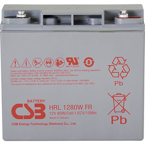 Batteria al piombo CSB HRL1280W batteria al piombo estremamente alta <span class=keywords><strong>corrente</strong></span> 12V 80W Gel batteria - Product Image 3