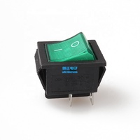Prise de courant verte LANZMFG KCD4-201N 4P 16A 250VAC ON-OFF, usage industriel, matériau plastique pour appareils électroniques