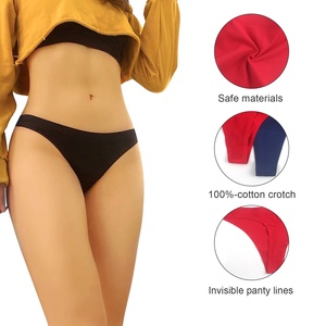 Confezione da 5 Pezzi di Intimo Femminile Multicolore a Vita Bassa, Slip e Perizoma Sportivi Invisibili per Donne - Product Image 3