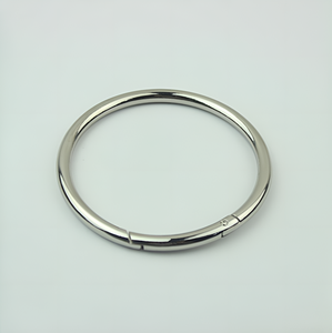 Anillo de resorte metálico de 76 mm, mosquetón, gancho de resorte, llavero, anillo ovalado de resorte con puerta abierta, oro, muestra gratuita, aleación de zinc, redondo, <span class=keywords><strong>3</strong></span> colores - Product Image 3