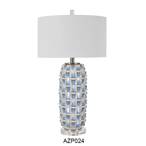 Phòng Khách Giường Side Accent Cổ Điển Sang Trọng Hiện Đại Pha Lê Gốm Bảng Đèn Trang Trí - Product Image 4