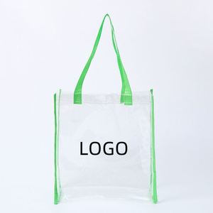 กระเป๋าแฟชั่น PVC คุณภาพสูง ใส พร้อมสายสะพาย กระเป๋าถือสะพายไหล่ PVC แบบใส - Product Image 1