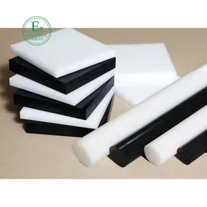 Industria de láminas de plástico POM personalizadas Placa de tablero de plástico de color blanco y blanco, placa de material de plástico de dos capas