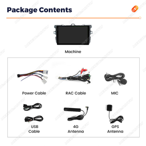 Mekede Xe Ips Screen1280 * 720 Âm Thanh Đài Phát Thanh Máy Nghe Nhạc 6 + 128G GPS Navigation Car-Chơi Tự Động 8Core 4G Wifi Cho Toyota Corolla 2006-2013 - Product Image 3