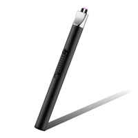 Briquet à bougie électrique Plasma Arc Briquet coupe-vent sans flamme USB Rechargeable Briquet
