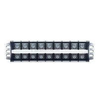 150A 600V carte de câblage fixe connecteur de fil double rangée bornier à vis à bande