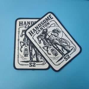 Factory Custom High Quality Cloth Fabric <b>Sew</b> <b>on</b> Woven <b>Patches</b> Luxury Colorful College Arm Woven Badges - Product Image 2