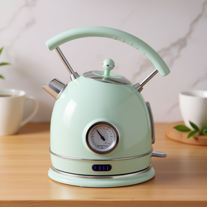 Bouilloire électrique rétro 1,8 L sans BPA avec lumière LED et contrôle de la température pour usage domestique - Product Image 2