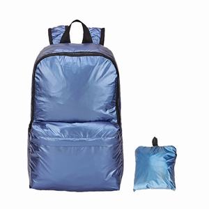 Sac à dos de voyage personnalisé, mini, imperméable, avec logo, pas cher, léger, en nylon, portable, sac d'extérieur pliable - Product Image 5