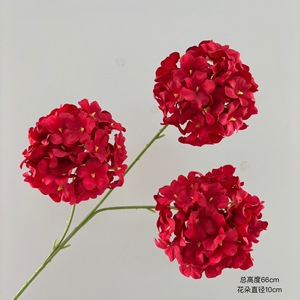 Flores Artificiales Pingping, Hortensias Miniatura de 3 Cabezas, Flores de Seda para Decoración de Bodas y Hogar - Product Image 5