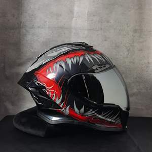 Casco Integral Universal para Motocicleta, Certificado por DOT, para Todas las Estaciones, con Alerón Trasero Grande, Visores Largos y Cortos - Directo de Fábrica - Product Image 4