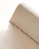 Chaise longue chaise d'appoint blanche chaise de loisirs avec pouf Boucle tissu chambre hôtel hall salon Club ours en peluche laine