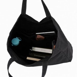 Lilalila Factory Personalized High Quality Reusable Organic Soft Big Cotton Canvas Tote <b>Bag</b> - Product Image 2