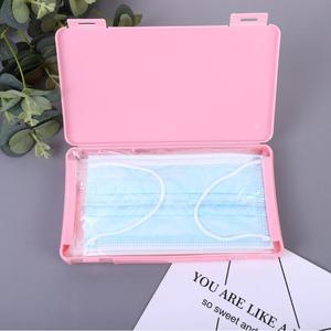 Boîte de rangement portable rectangulaire pour masques, bleu, blanc, rose, boîte de rangement de voyage, boîte d'organisation - Product Image 2