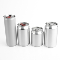 Vente en gros à faible MOQ : Bouteilles standard de 330 ml et 500 ml avec logo imprimé et couvercles en aluminium