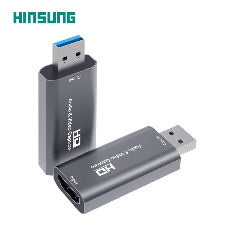 4K USB 2.0 3.0 HDMI فيديو بطاقة التقاط الصوت والفيديو 1080P HD الصوت بطاقة التقاط الصوت والفيديو للتلفزيون الألعاب المحمول USB3.0