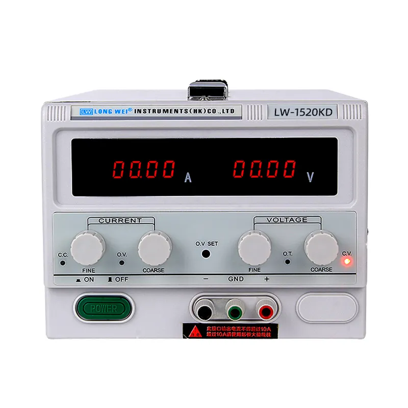 LW-1520KD 15V 20A Electroplate Power DC Regulated Switching Power Supply Digital Adjustable LED Display Lab Power Source