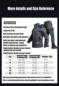 Ensemble de Vêtements d'Extérieur d'<span class=keywords><strong>Hiver</strong></span> OEM pour Hommes, Doublure Polaire Imperméable, Résistant à l'Usure, <span class=keywords><strong>Manteau</strong></span> Chaud, Combinaison pour l'Alpinisme et la Neige - Product Image 5