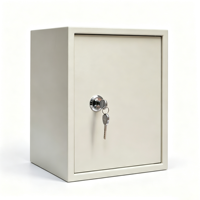 Coffre-fort à clé pour bureau à domicile, armoire de sécurité en acier laminé à froid pour le stockage d'argent, de documents et de bijoux