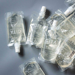 New Arrival Food Packaging Bag Transparent Liquid Drink Spout <strong>Pouch</strong> Stand up <strong>Pouch</strong> With Spout for Liquid - Product Image 5