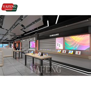 Tùy chỉnh điện tử LED di động cửa hàng Hiển thị nội các cửa hàng đồ nội thất cho điện thoại di động phụ kiện bán lẻ điện thoại di động giới thiệu - Product Image 6